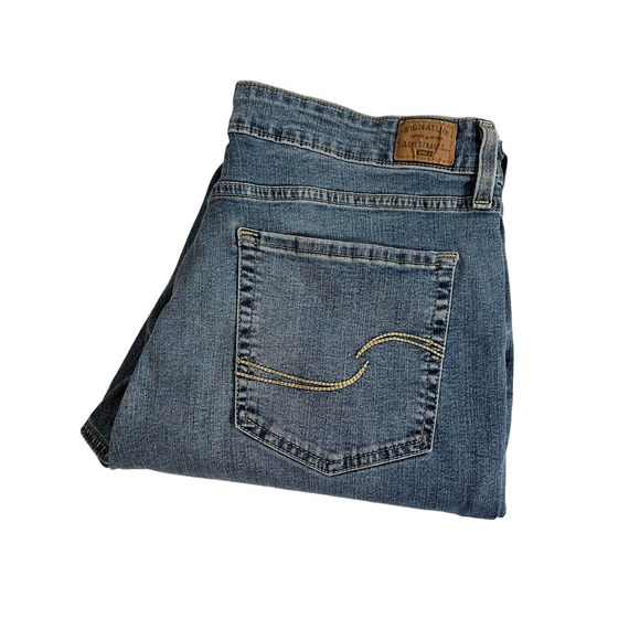 Levi Straus Signature Gold Womens Straight Jeans Size 33W x 29L - Picture 1 of 5